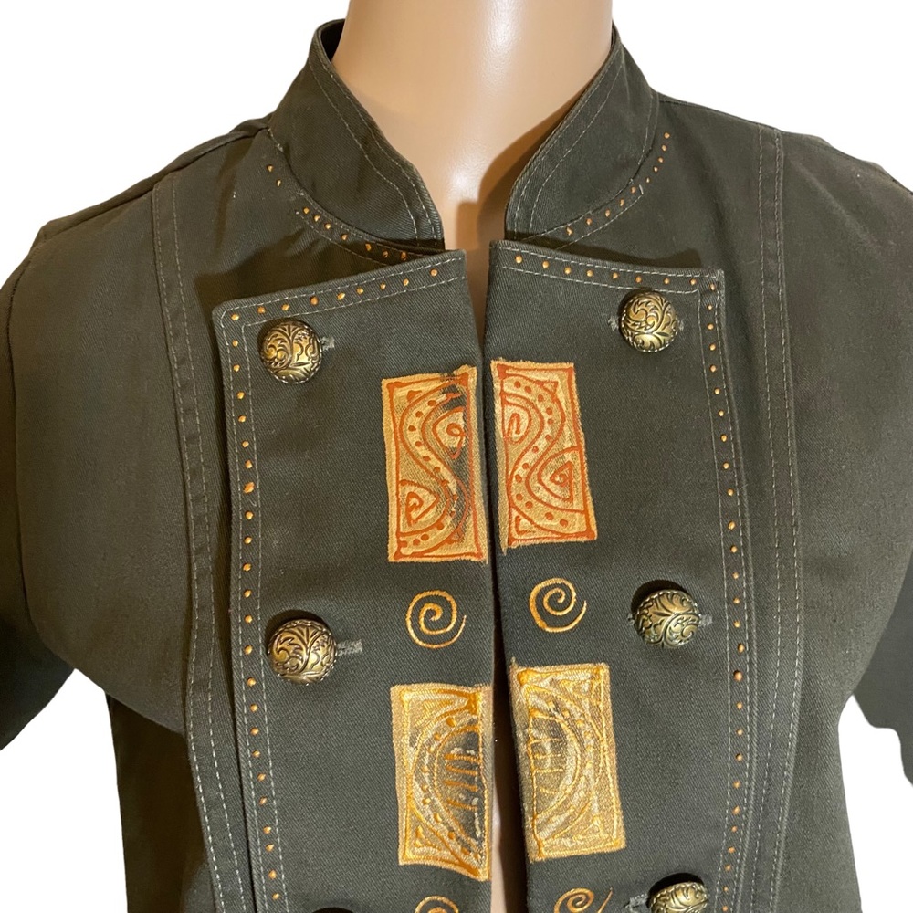VINTAGE A.C. CLOTHING CROP JACKET SZ M - Picture 7 of 15